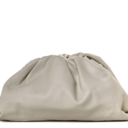 Bottega Veneta Smooth Butter Calf The Pouch Oversized Clutch Mist 7 of 23