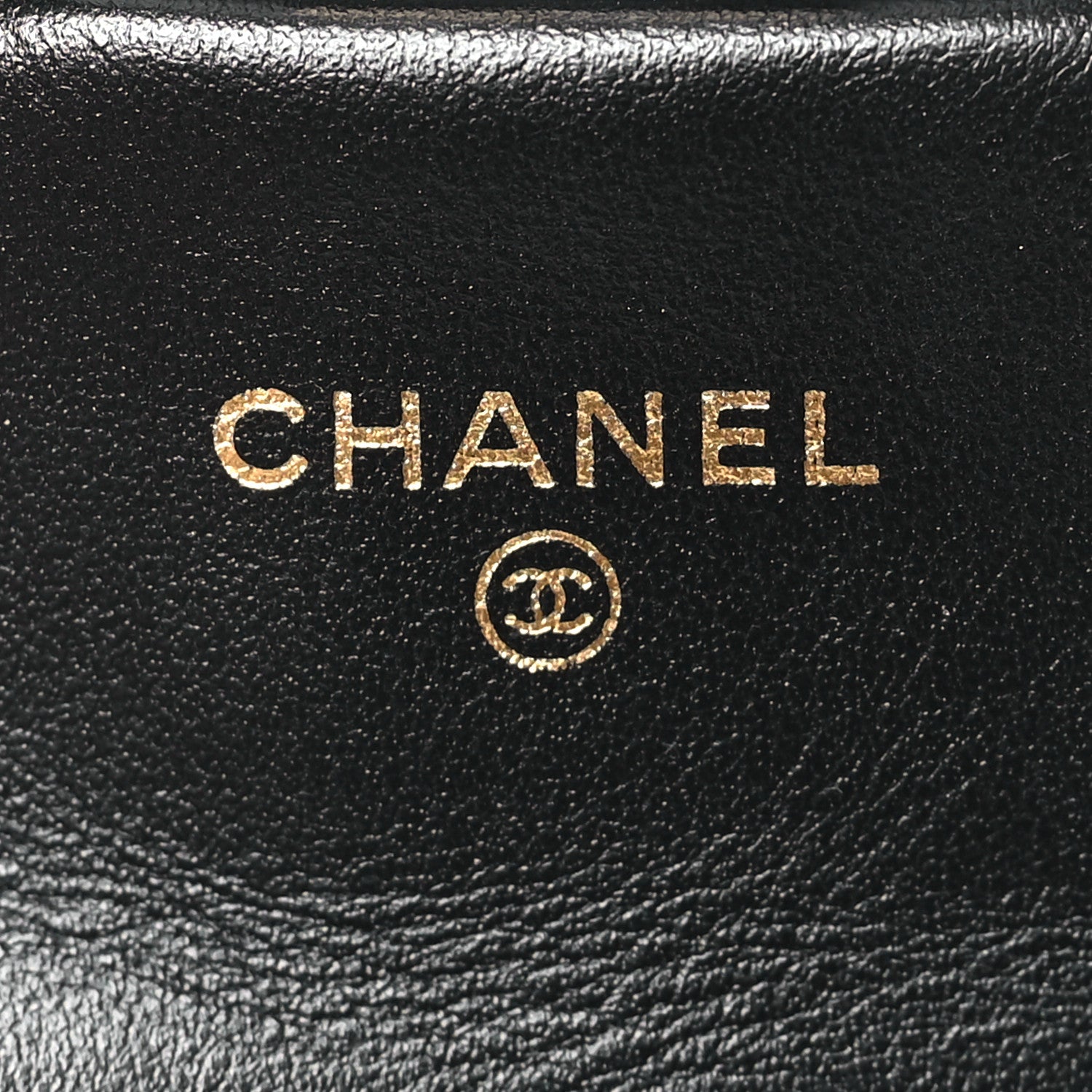 Chanel Calfskin Quilted Lady Handle Flap Card Holder With Chain Black 6 of 9