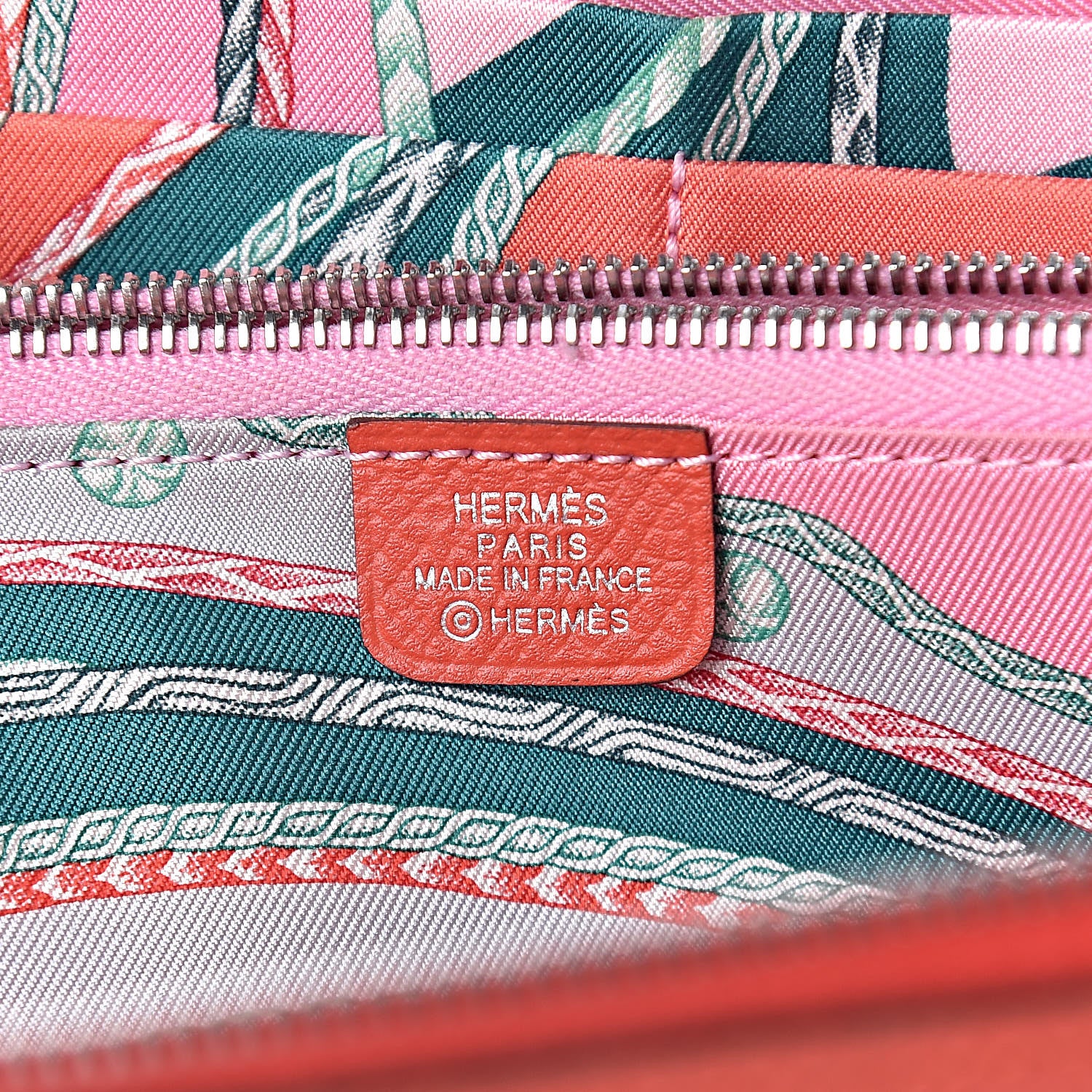 Hermes Epsom Silk'in Wallet Capucine 6 of 10