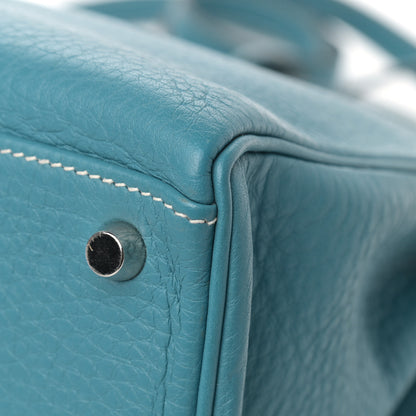 Hermes Taurillon Clemence Kelly Retourne 32 Blue Jean 11 of 14