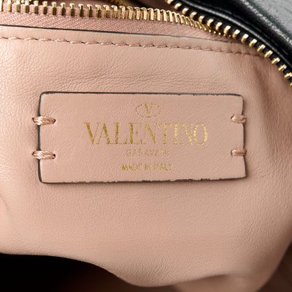 Valentino Garavani Nappa Large Roman Stud Hobo Black 7 of 12