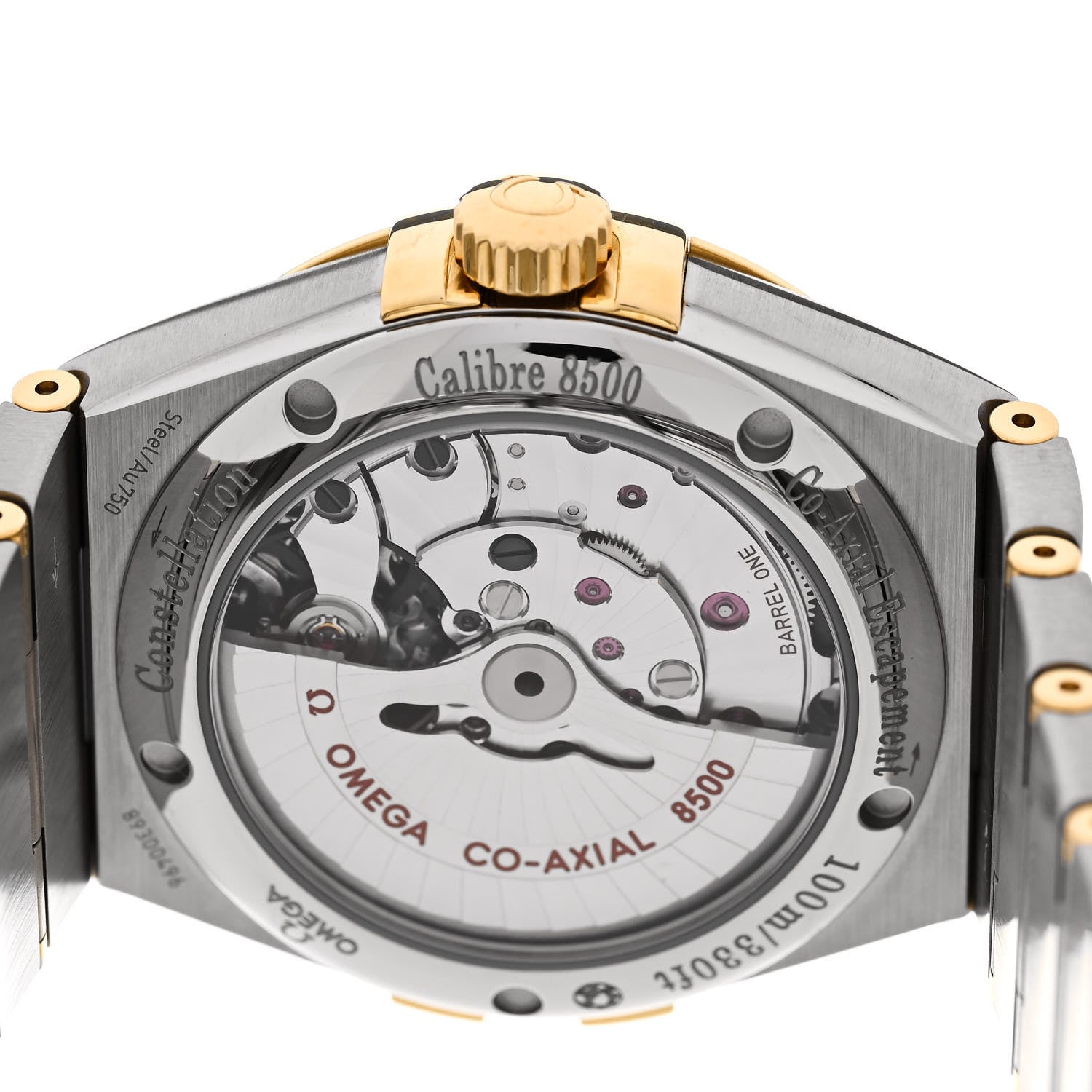 Omega Stainless Steel 18K Yellow Gold Diamond 38mm Constellation Co-Axial Chronometer Automatic Watch Champagne 123.20.38.21.58.001 4 of 4