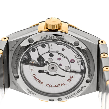 Omega Stainless Steel 18K Yellow Gold Diamond 38mm Constellation Co-Axial Chronometer Automatic Watch Champagne 123.20.38.21.58.001 4 of 4