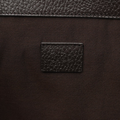 Gucci Monogram Dollar Calfskin O Drawstring Backpack Beige Ebony Testa di Moro Dark Chocolate 8 of 10