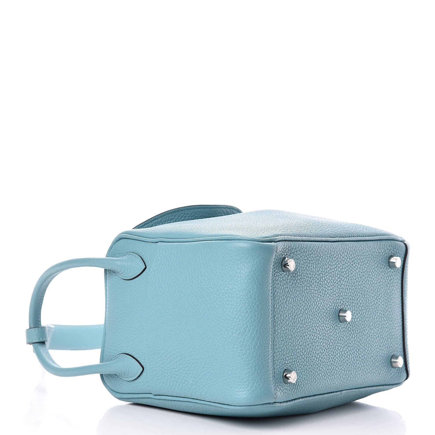 Hermes Taurillon Clemence Lindy 26 Bleu Saint Cyr 4 of 10