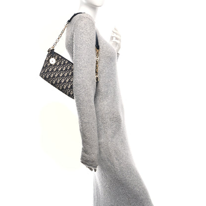 Christian Dior Oblique DiorStar Hobo Bag Blue 2 of 10