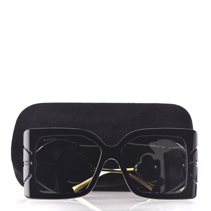 Gucci Acetate Square Frame Wing Sunglasses GG0535S Black 9 of 9