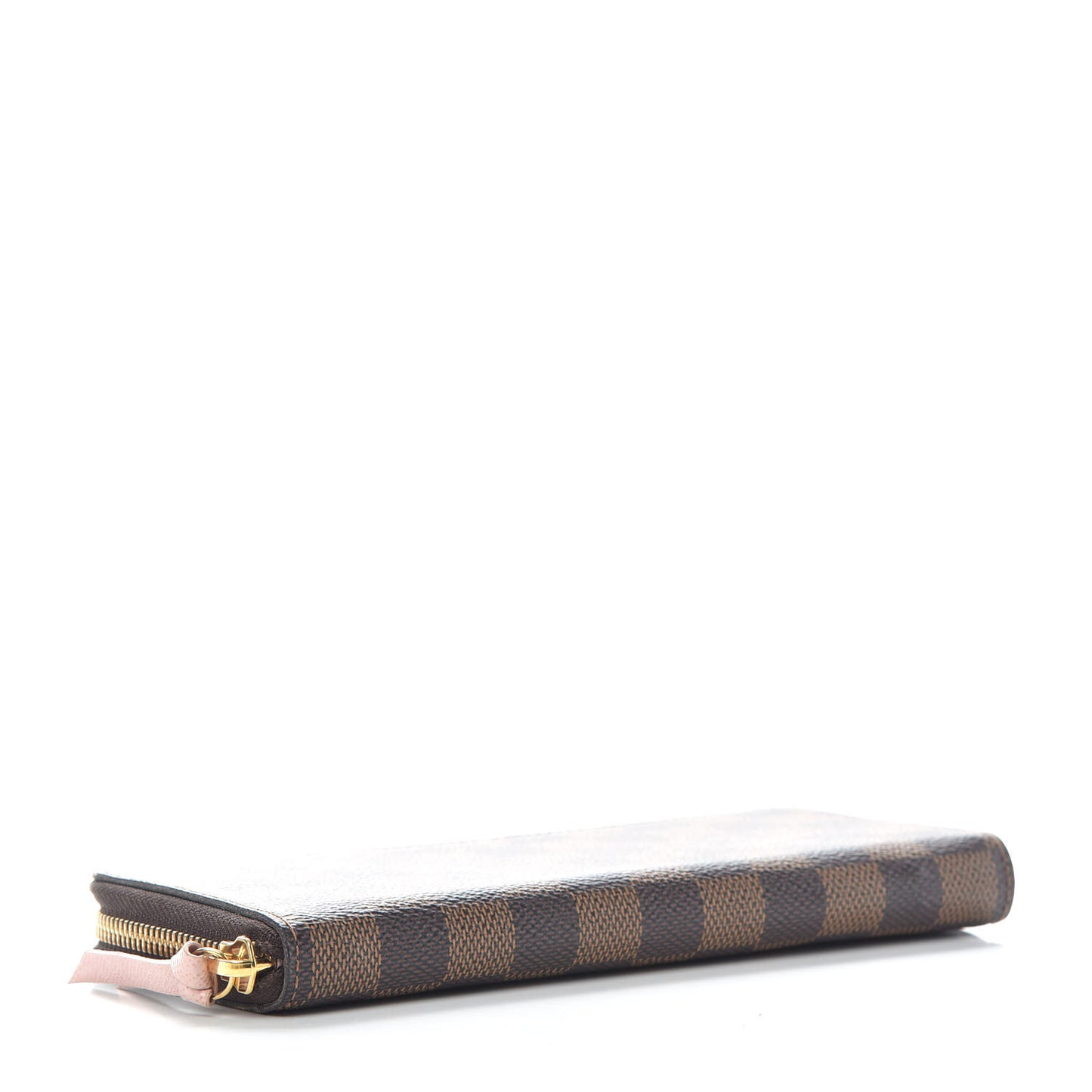 Damier Ebene Clemence Wallet Rose Ballerine