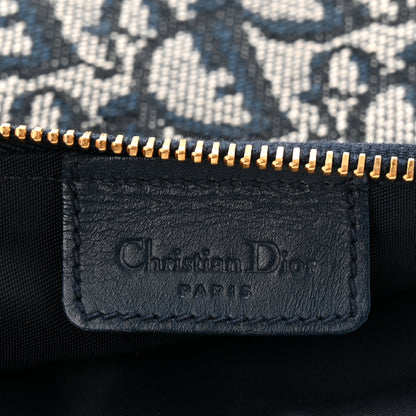 Christian Dior Monogram Mini Saddle Pochette Navy 6 of 10