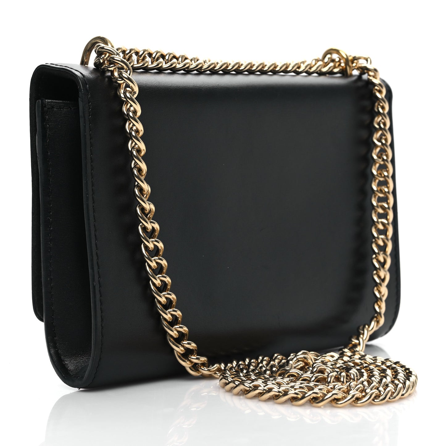 Calfskin Chain Louise MM Black