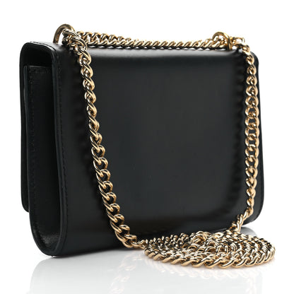 Louis Vuitton Calfskin Chain Louise MM Black 3 of 8