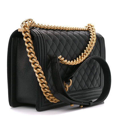 Chanel Caviar Quilted New Medium Boy Flap Black 3 of 11