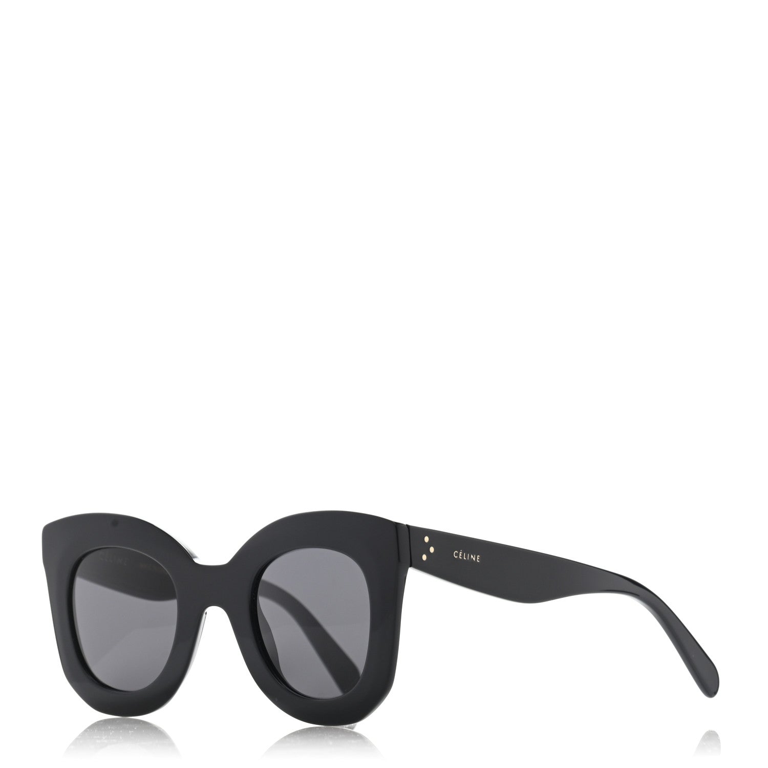 Celine Acetate Marta Sunglasses CL 41093/S Black 1 of 7