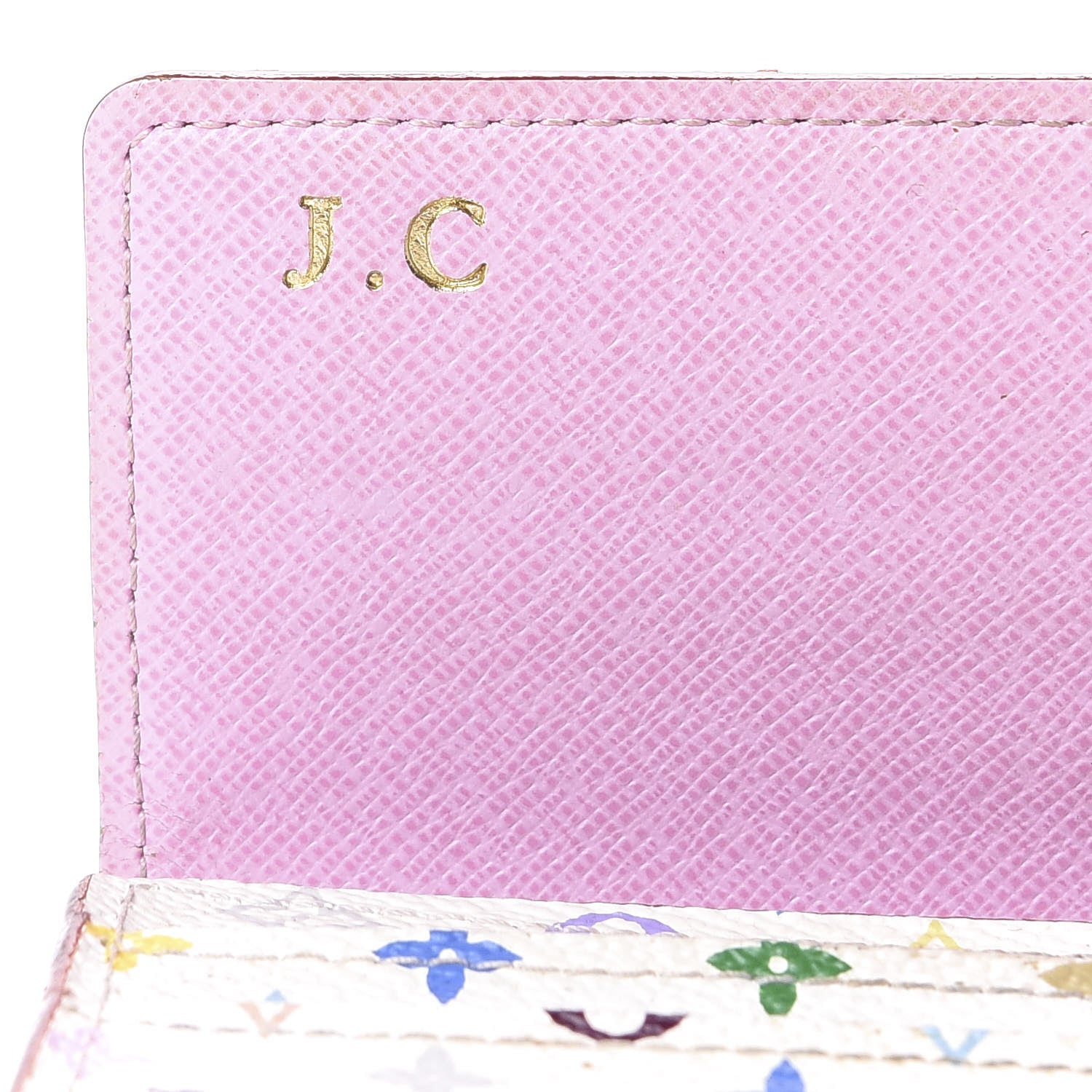 Louis Vuitton Monogram Multicolor Sarah Wallet White Litchi 7 of 11