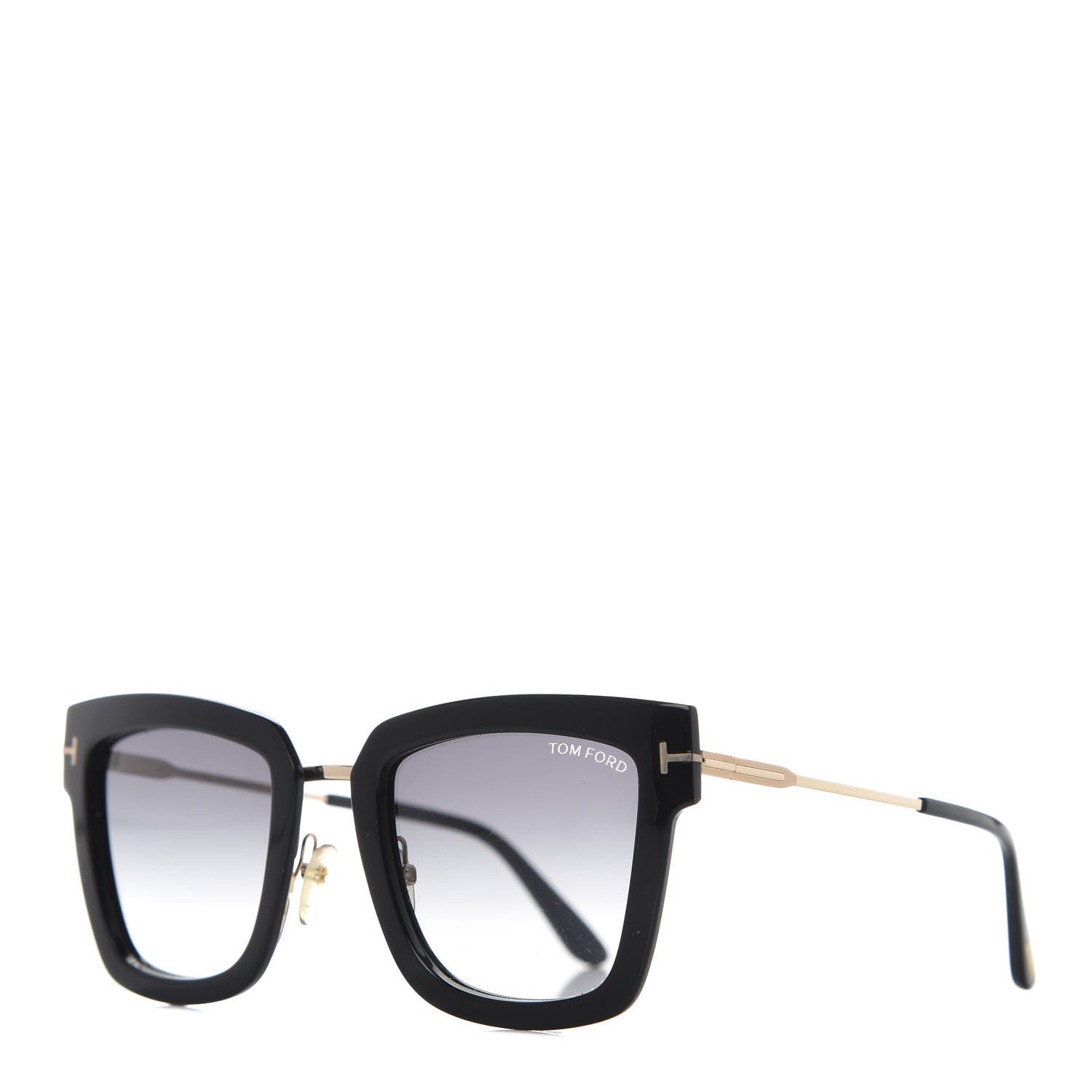 Tom Ford Acetate Lara Sunglasses TF573 Black 1 of 8