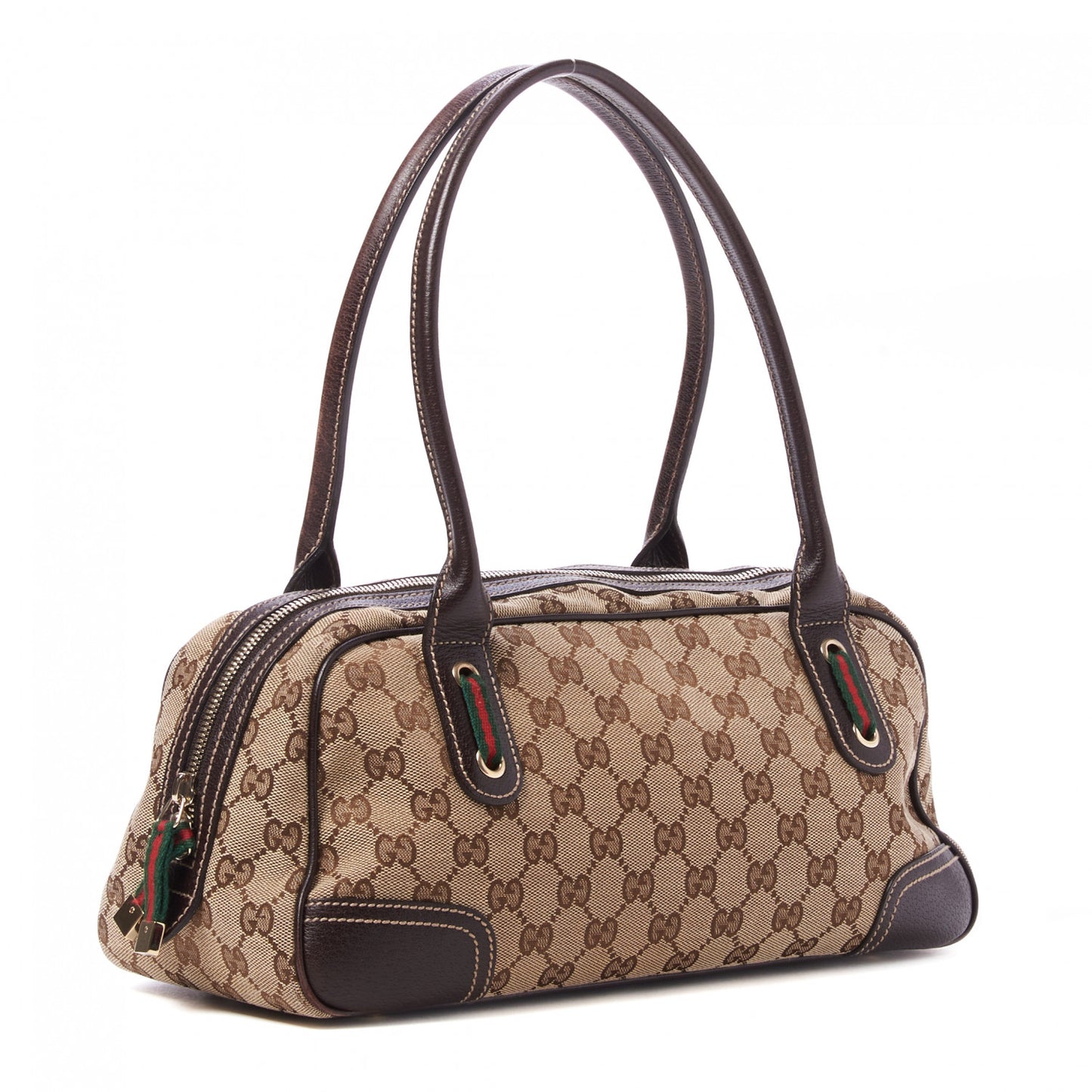 Monogram Small Princy Satchel Dark Brown