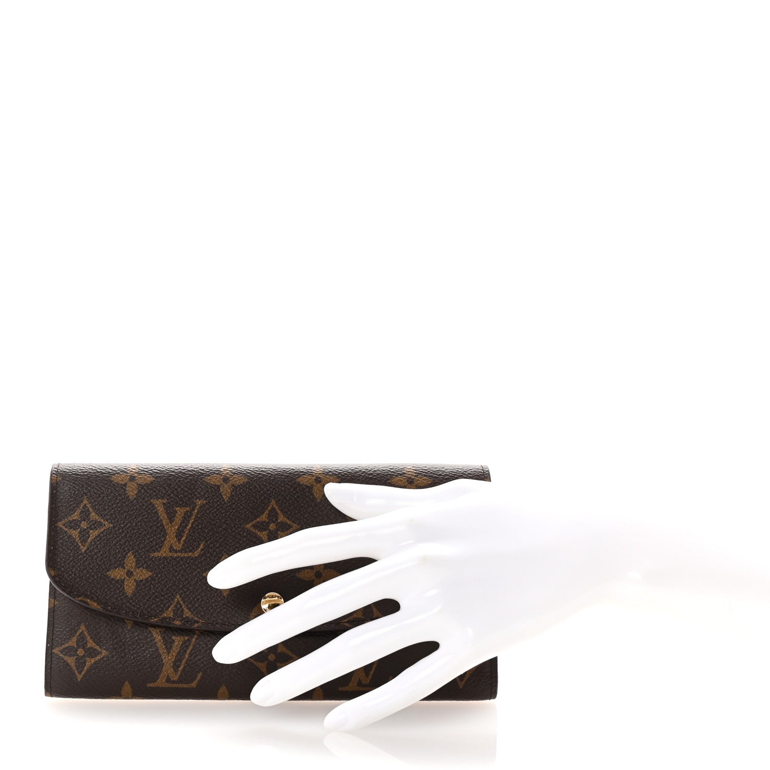 Louis Vuitton Monogram Emilie Wallet Rose Ballerine 2 of 6