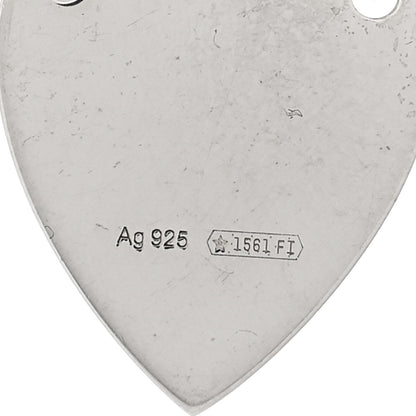 Gucci Sterling Silver Trademark Heart Bracelet 3 of 3
