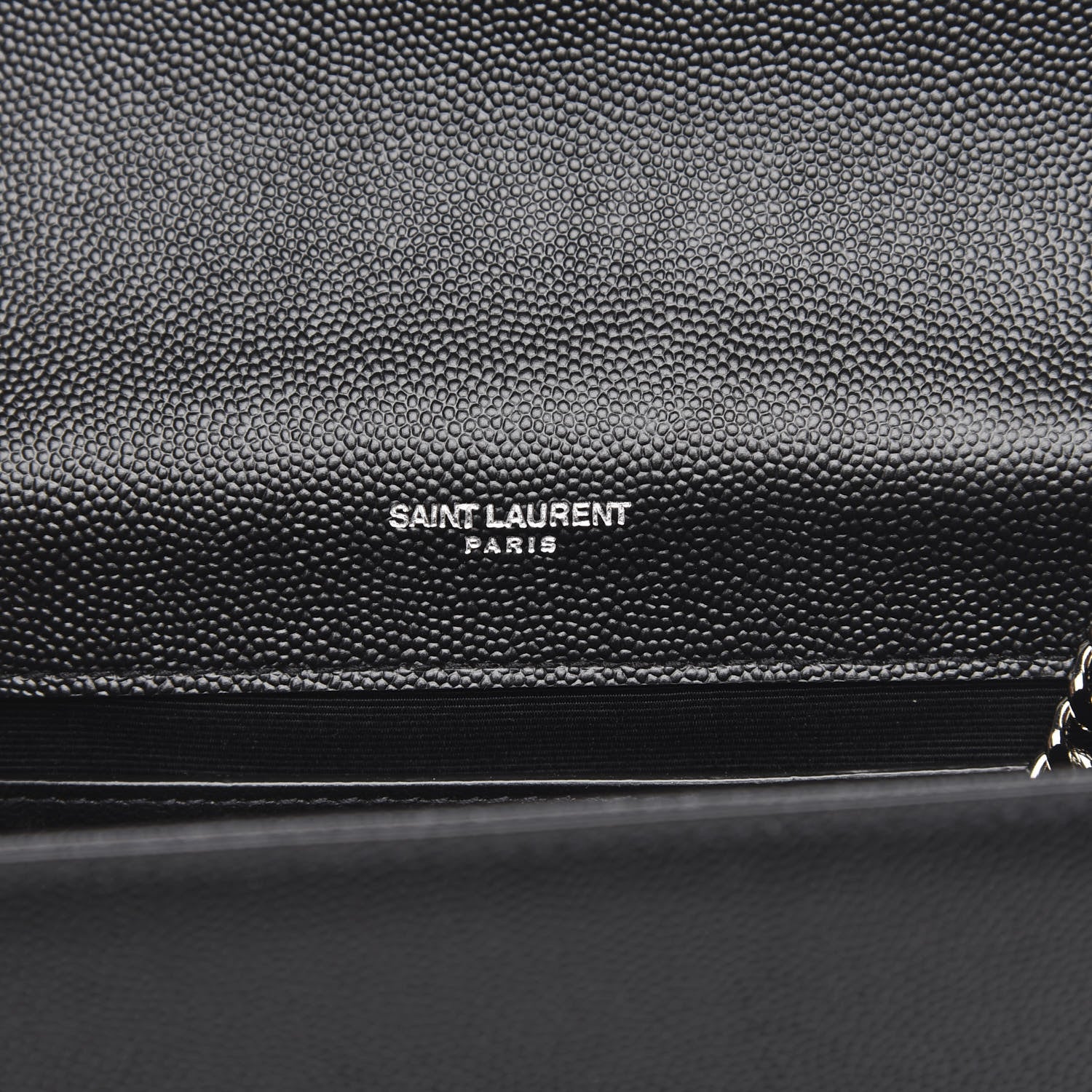 Saint Laurent Grain De Poudre Small Monogram Kate Satchel Black 7 of 9