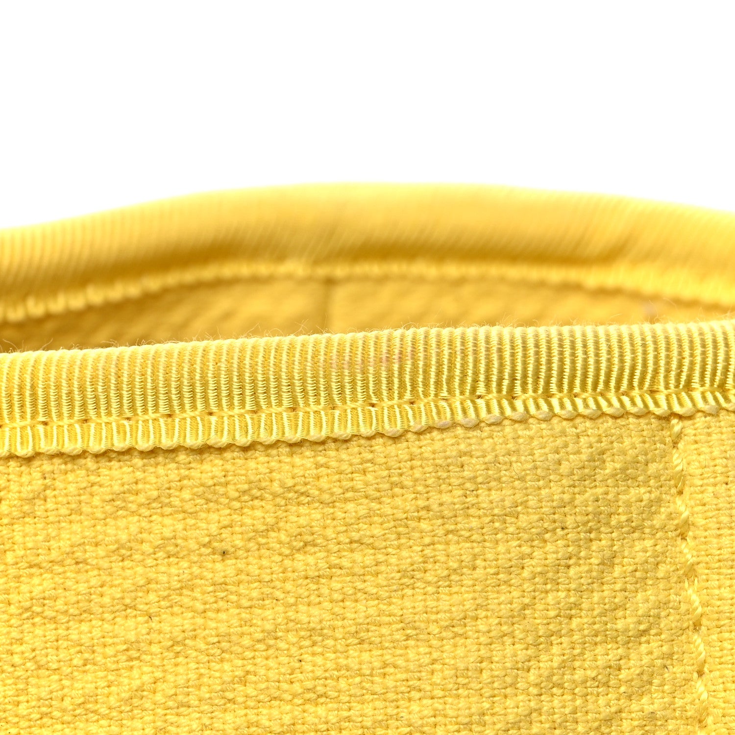 Chanel Mixed Fibers Small Deauville Tote Yellow 16 of 17