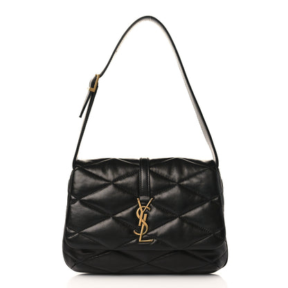 Saint Laurent Lambskin Quilted Le 57 Diamond Shoulder Bag Black 1 of 9