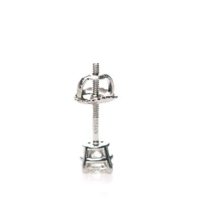Tiffany Platinum Diamond .62ctw Solitaire Earrings 4 of 4