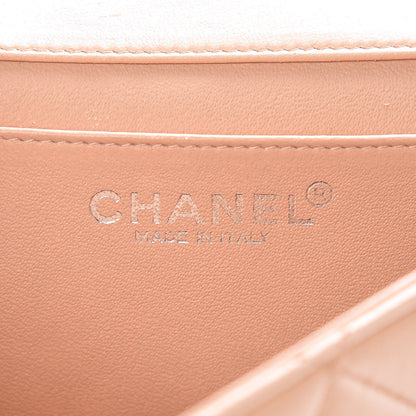 Chanel Lambskin Quilted Mini Rectangular Flap Beige 6 of 13