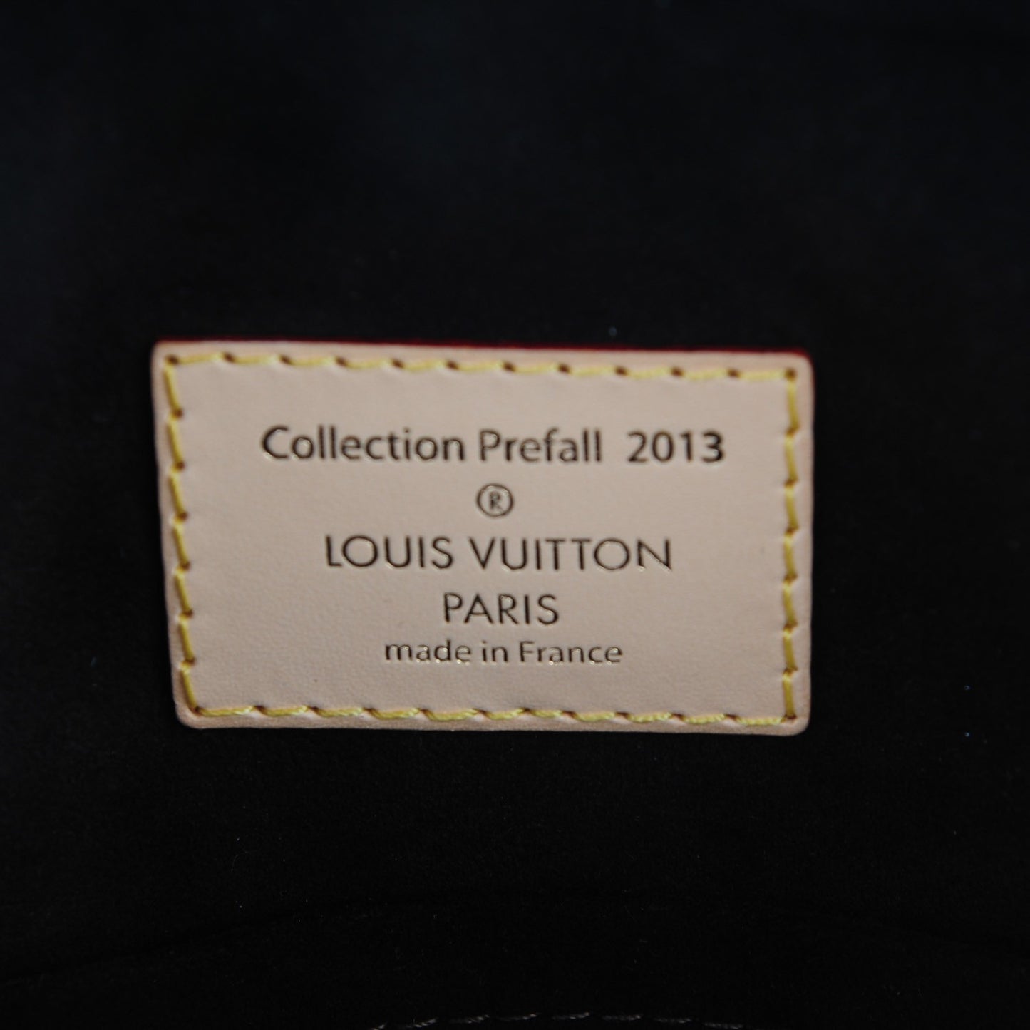 Monogram Tuffetage Deauville Cube Red