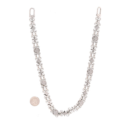 Louis Vuitton Metal My Flower Chain Bag Charm Silver Silver 2 of 3