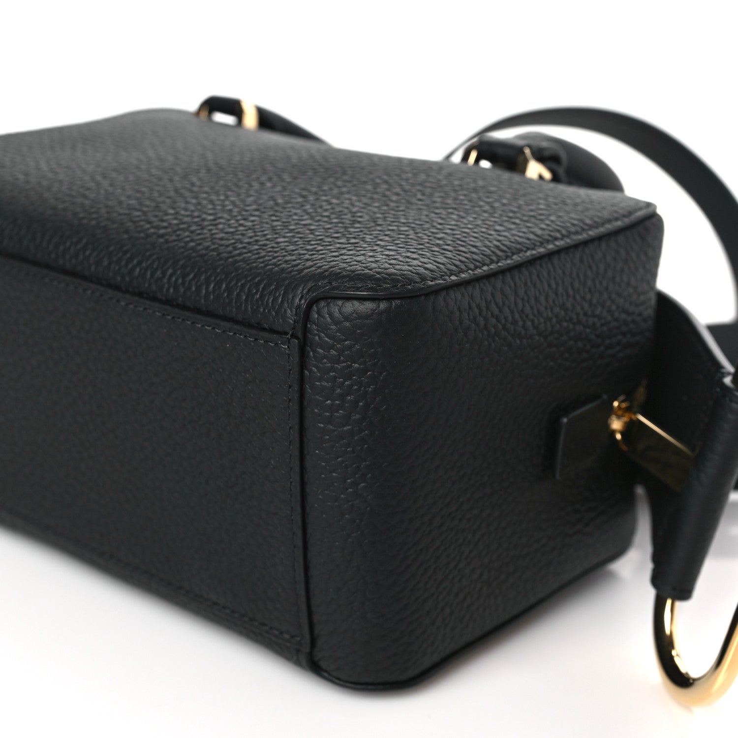 Delvaux Taurillon Soft Mini Cool Box Satchel Black 8 of 9