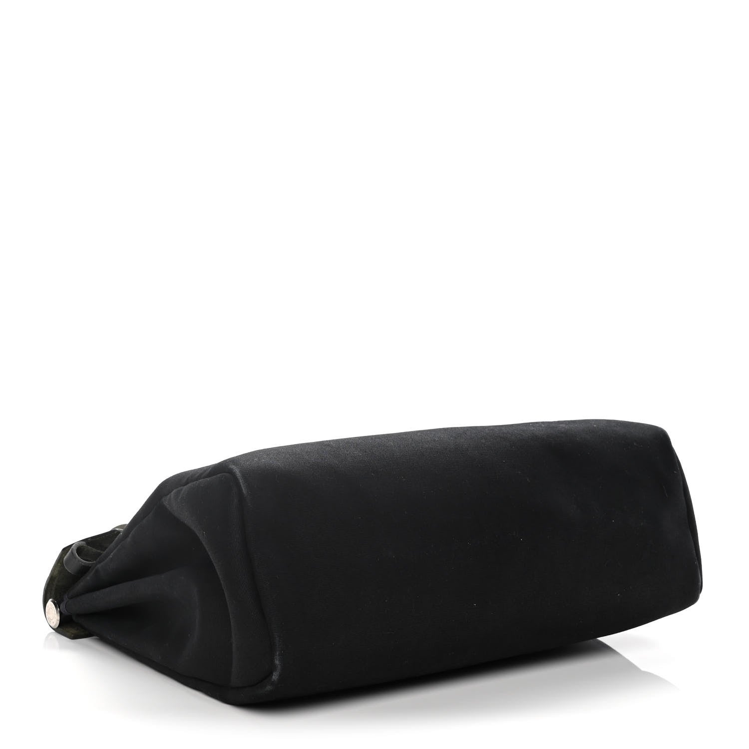 Hermes Toile Vache Calfskin Herbag 30 PM Black 4 of 22