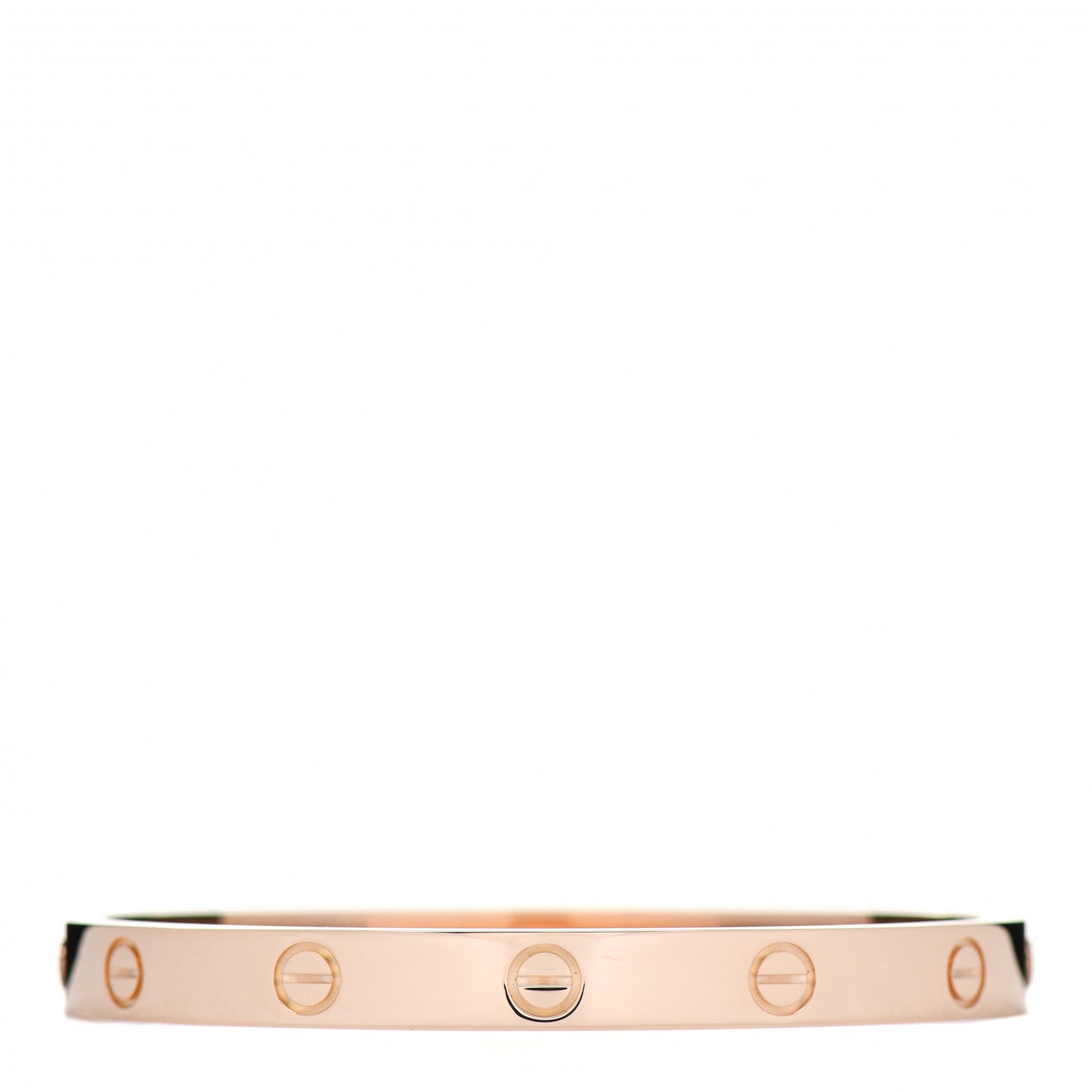 18K Pink Gold LOVE Bracelet 17