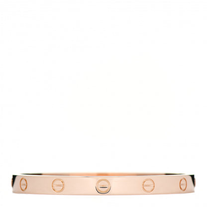 Cartier 18K Pink Gold LOVE Bracelet 17 1 of 5