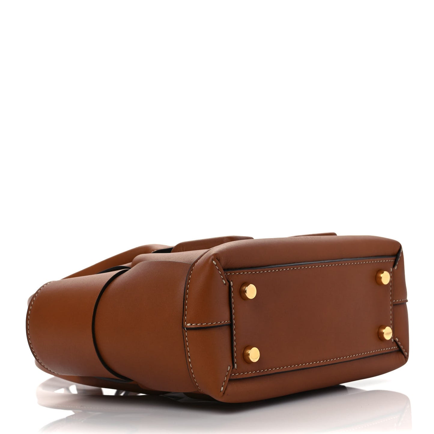 French Calfskin Maxi Intrecciato Mini Arco Wood