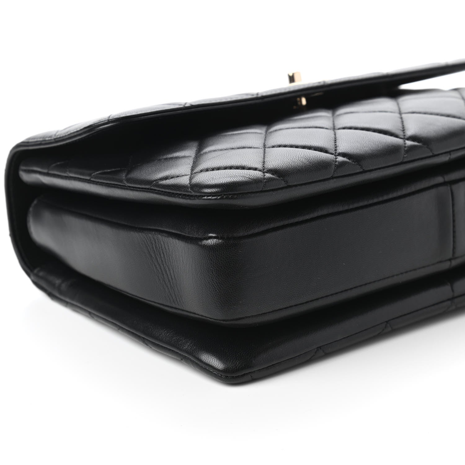 Chanel Lambskin Quilted Medium Trendy CC Flap Dual Handle Bag Black 6 of 10