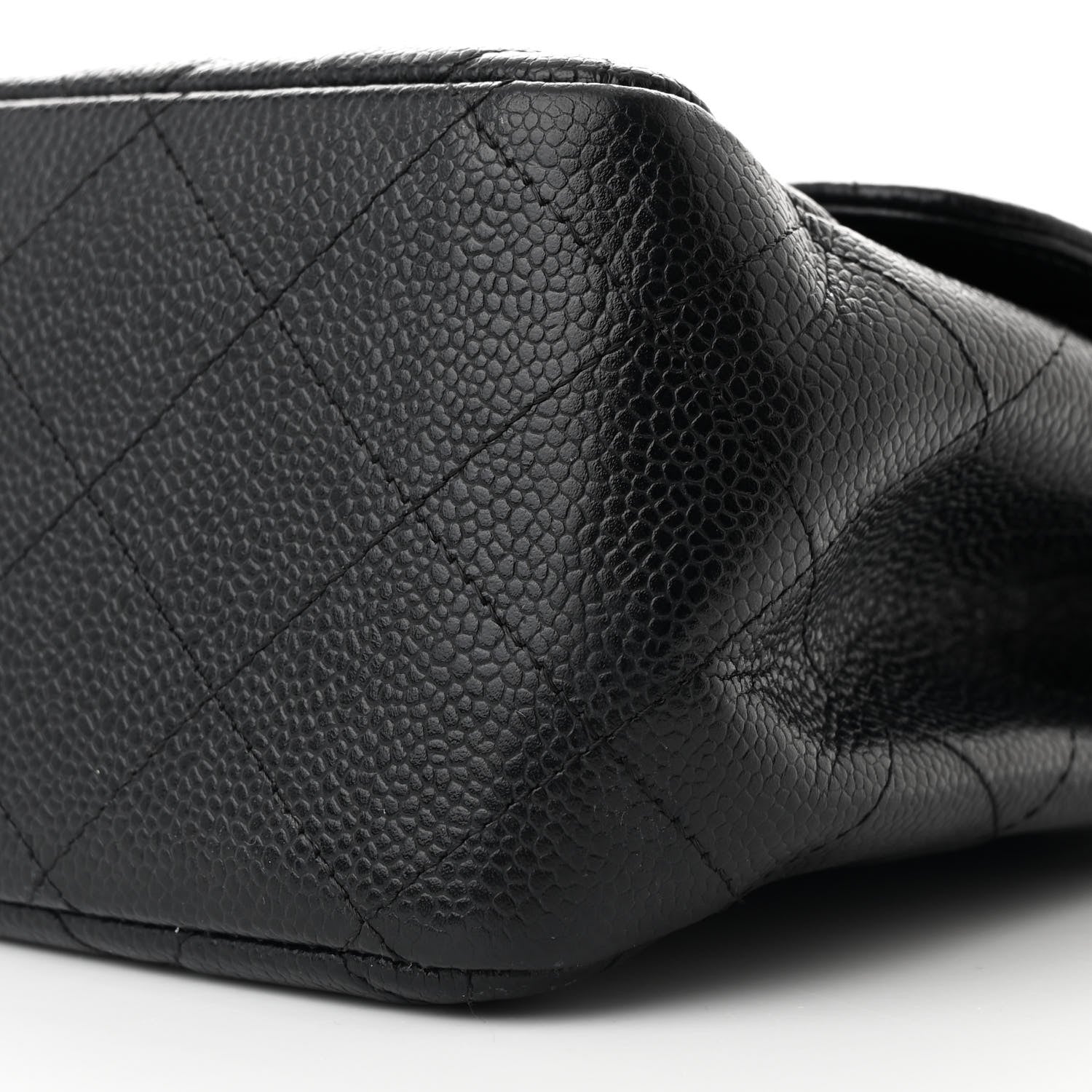Chanel Caviar Quilted Jumbo Double Flap Black 10 of 11