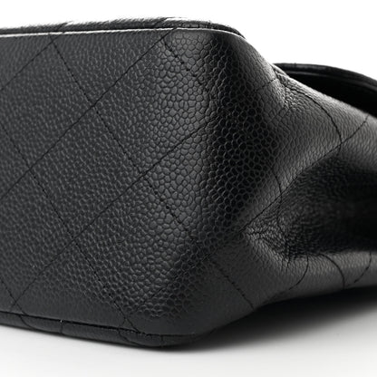 Chanel Caviar Quilted Jumbo Double Flap Black 10 of 11