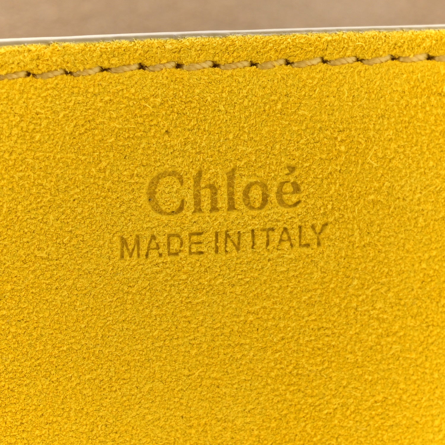 Chloe Suede Smooth Calfskin Mini Drew Shoulder Bag Cork Beige 6 of 10