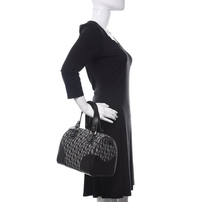 Christian Dior Monogram Boston Black 2 of 10
