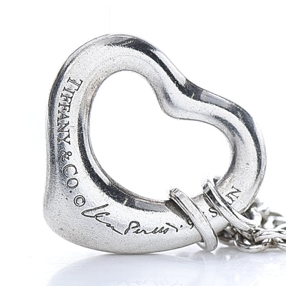 Tiffany Sterling Silver Elsa Peretti Open Heart Bracelet 4 of 4