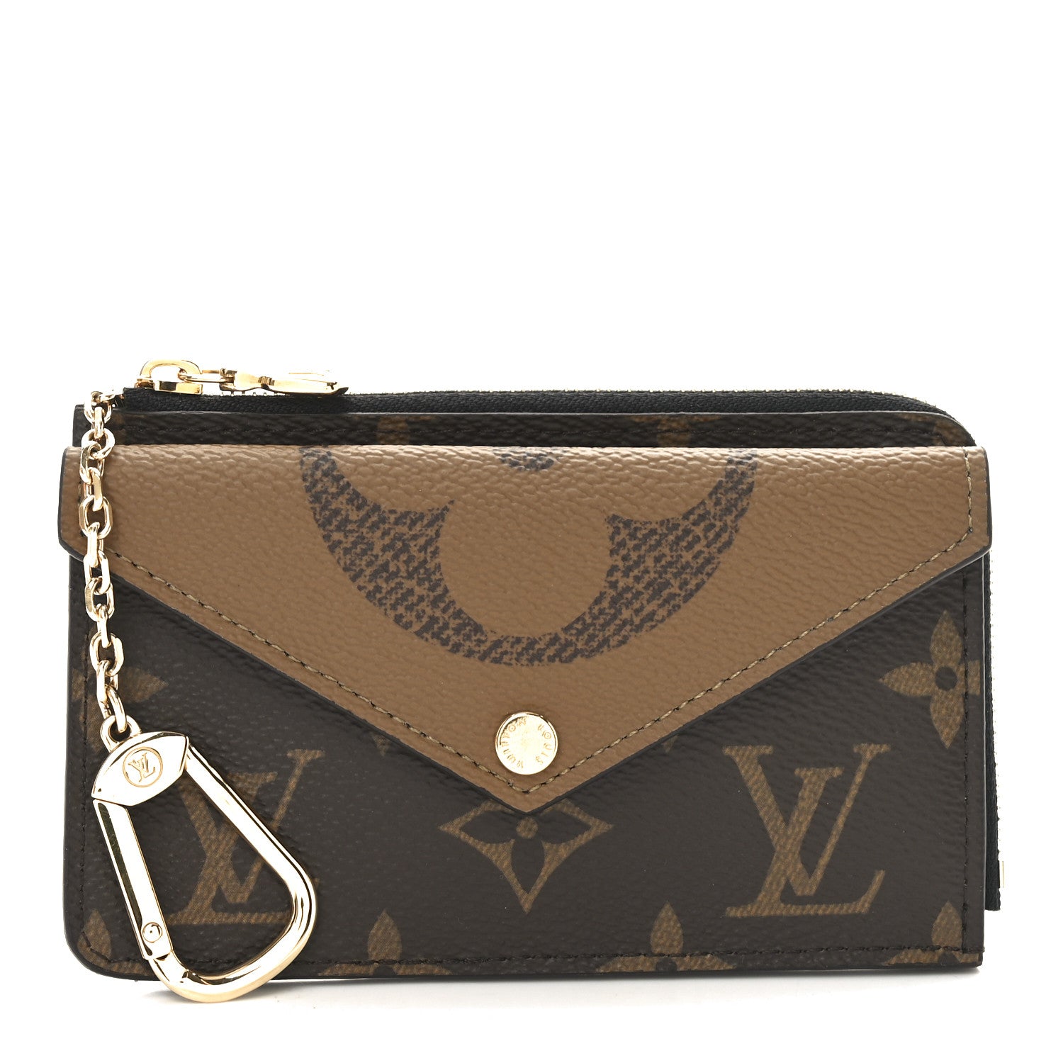 Louis Vuitton Reverse Monogram Recto Verso Card Holder Brown 1 of 7