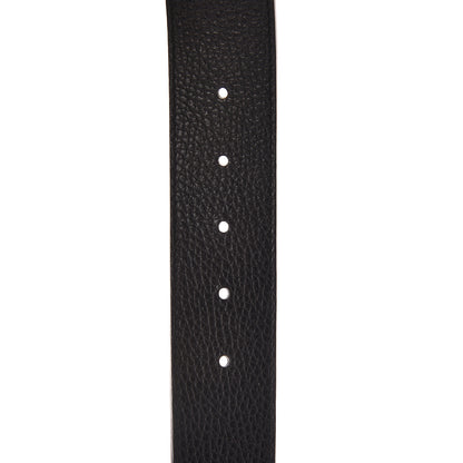 Gucci Dollar Calfskin 1973 Reversible Belt 90 36 Black Deep Cobalt 6 of 6