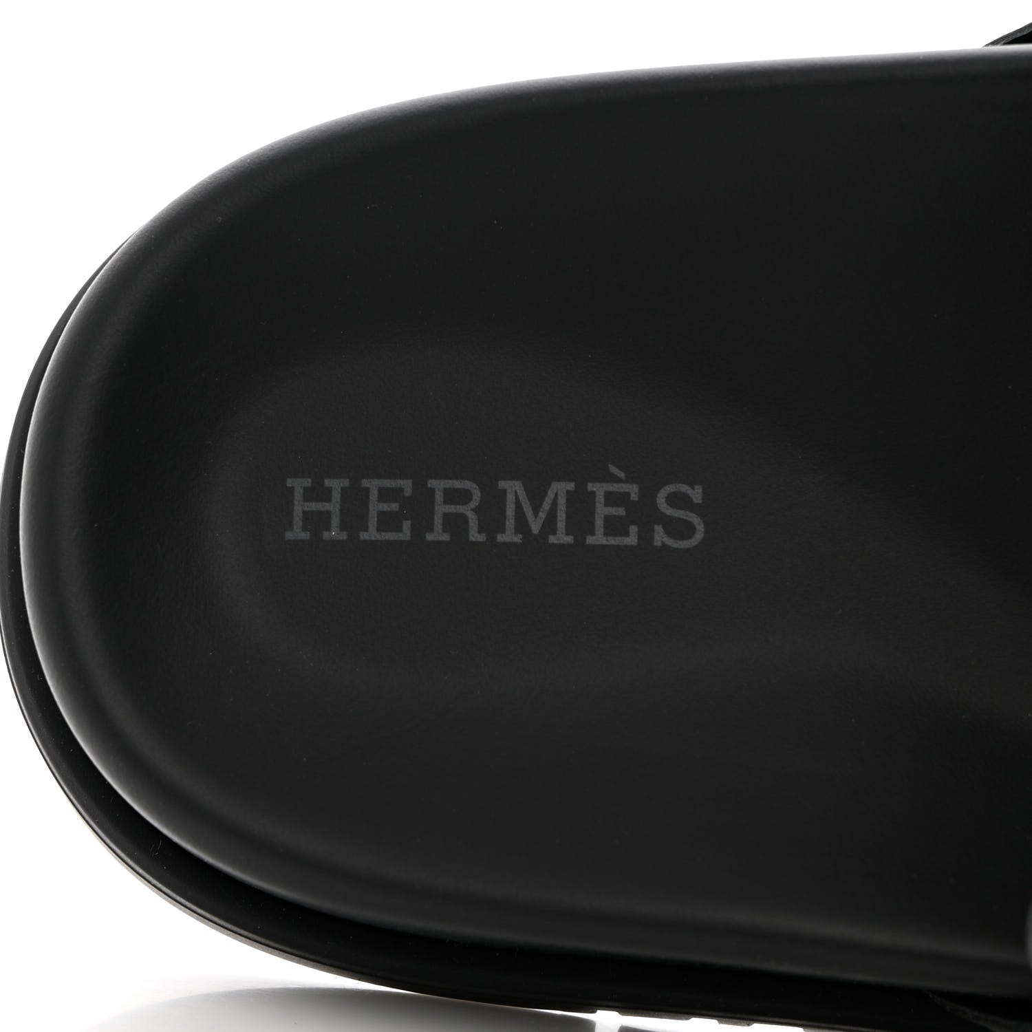 Hermes Nappa Womens Extra Sandals 38.5 Black 6 of 9