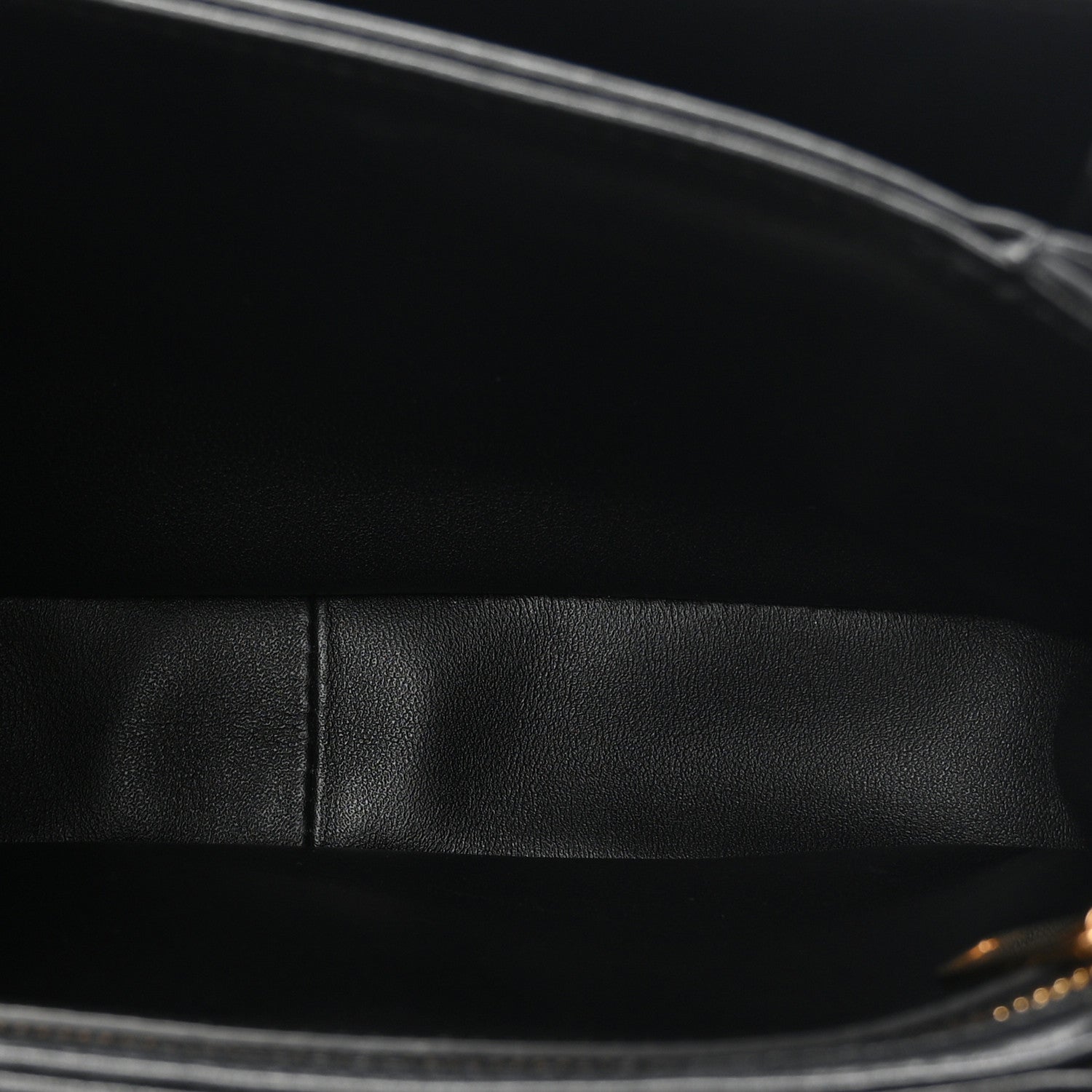 Celine Shiny Calfskin Medium Triomphe Black 4 of 9