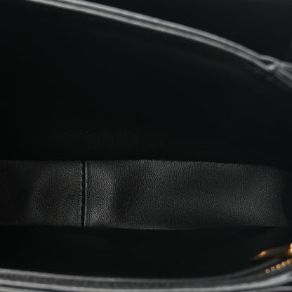 Celine Shiny Calfskin Medium Triomphe Black 4 of 9