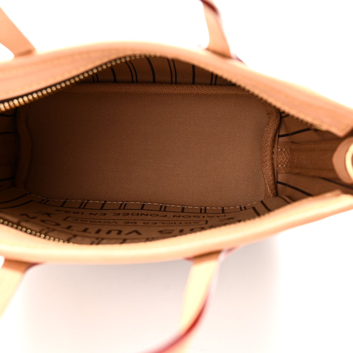 Louis Vuitton Monogram Neverfull BB Beige 6 of 12