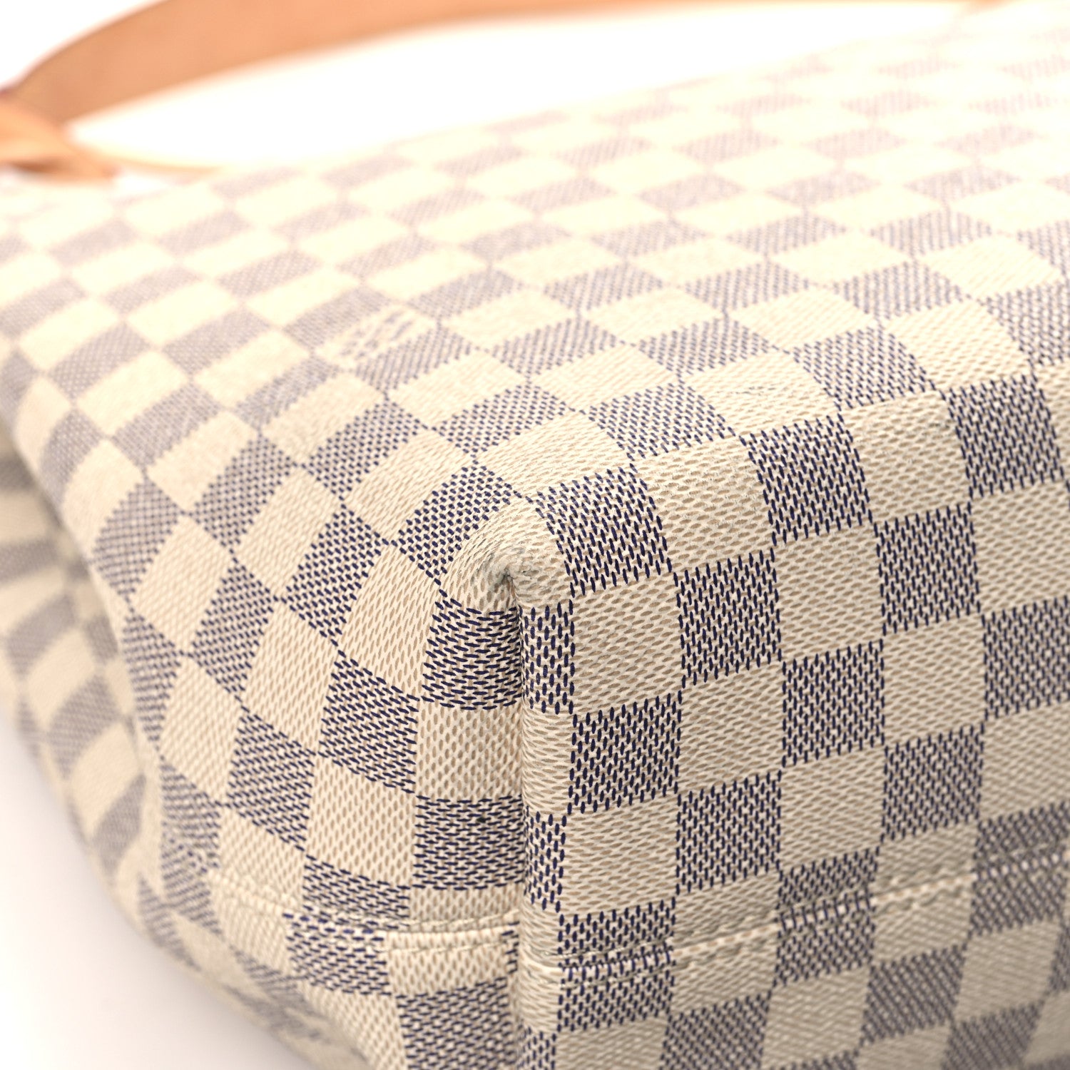 Louis Vuitton Damier Azur Graceful MM Rose Ballerine 8 of 13