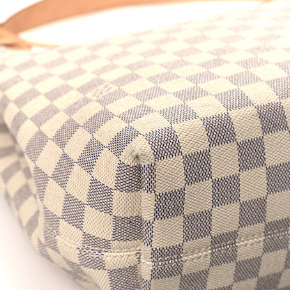 Louis Vuitton Damier Azur Graceful MM Rose Ballerine 8 of 13