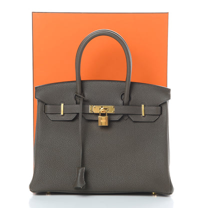 Hermes Togo Birkin 30 Vert De Gris 12 of 12