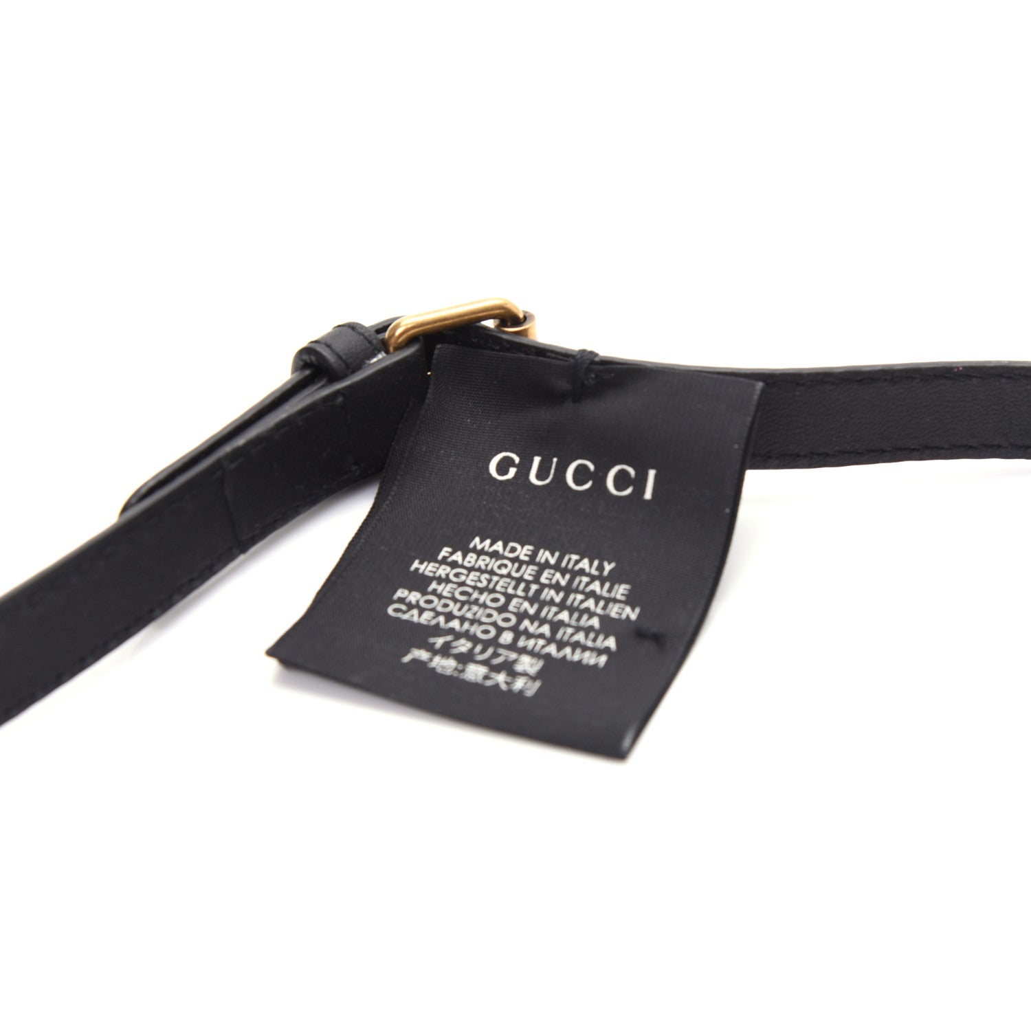 Gucci Lambskin Strass Sun Visor M Black 5 of 8